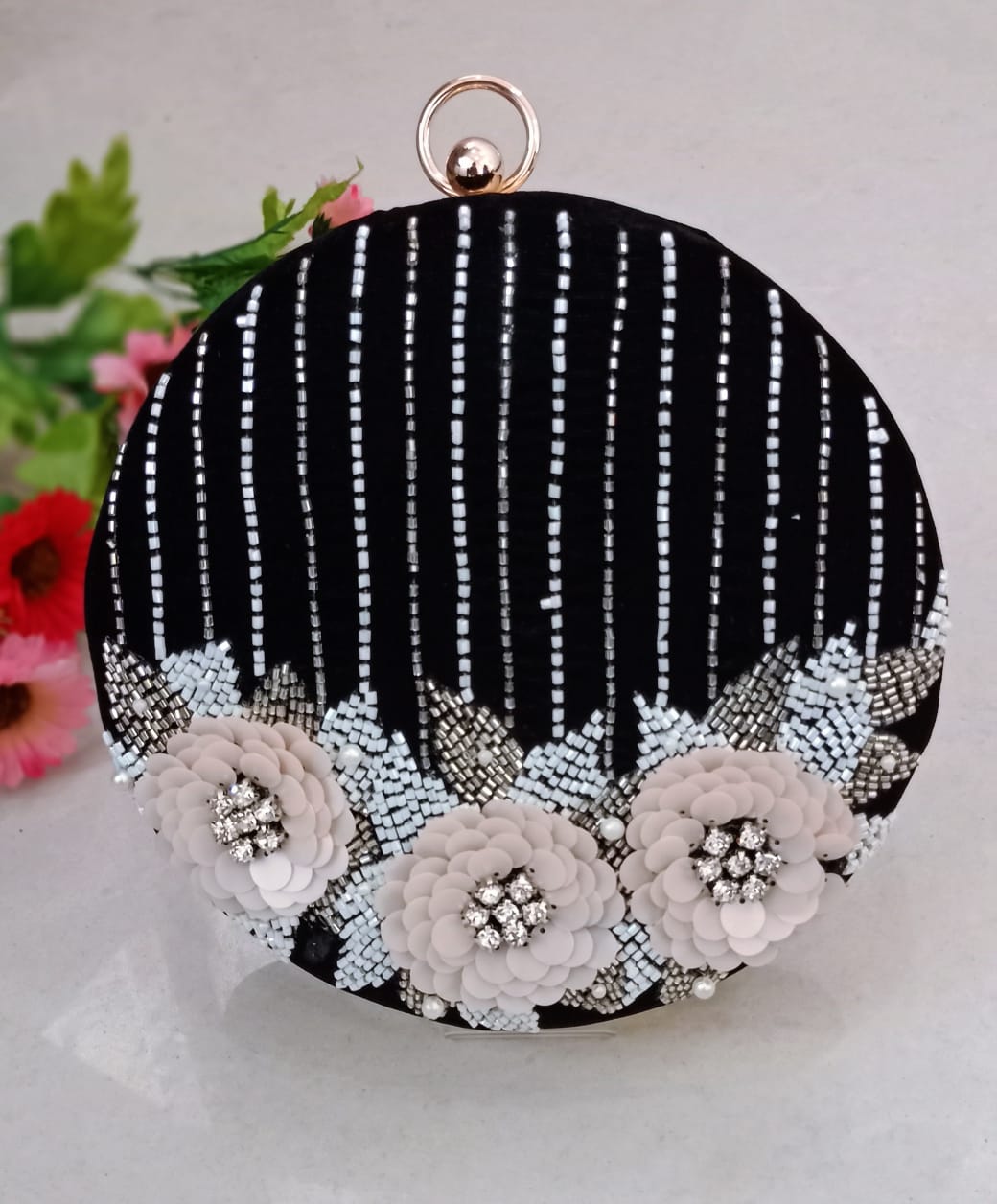 Fancy Embroidered Designer Wholesale Clutches
